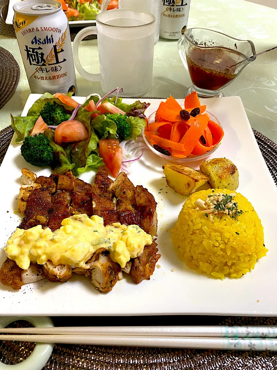 外食気分で🍽タンドリーチキン🐓|ぽっちさん