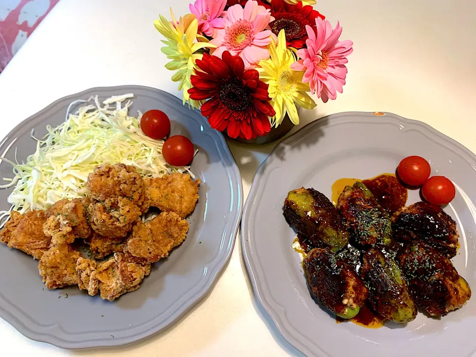 唐揚げとピーマンの肉詰め|きっきー🥰さん