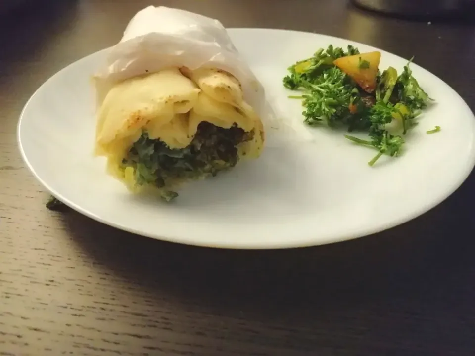 Snapdishの料理写真:The ancient middle eastern roll, the epic FALAFEL sandwich...|Palette Foodiesさん