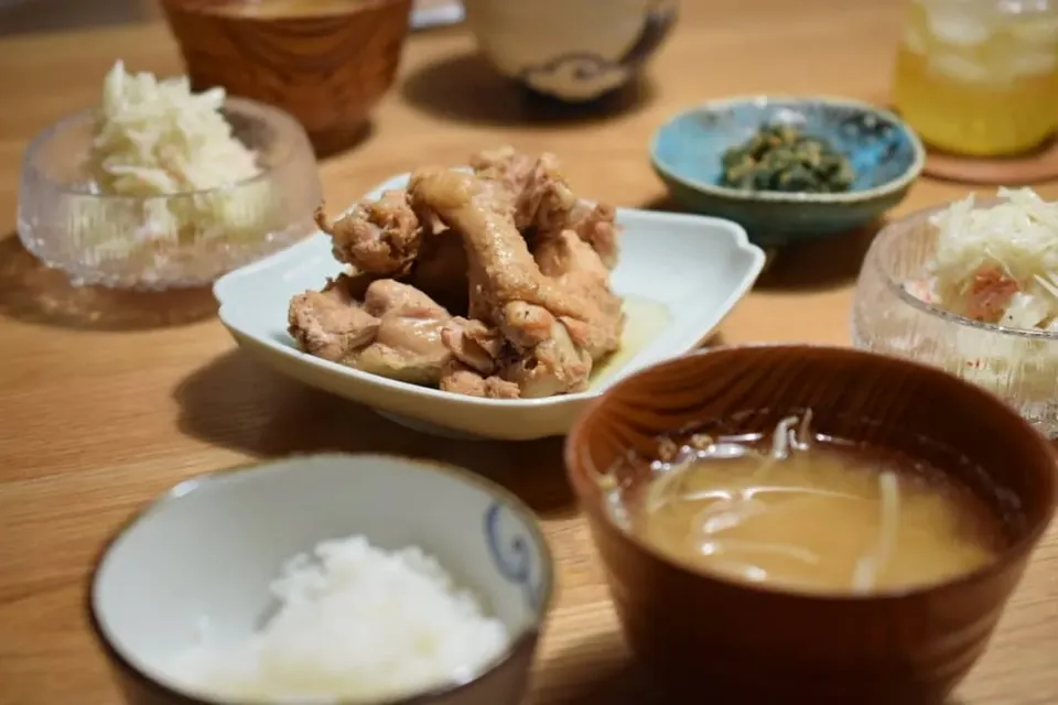 手羽元のお醤油煮|うにんぱすさん