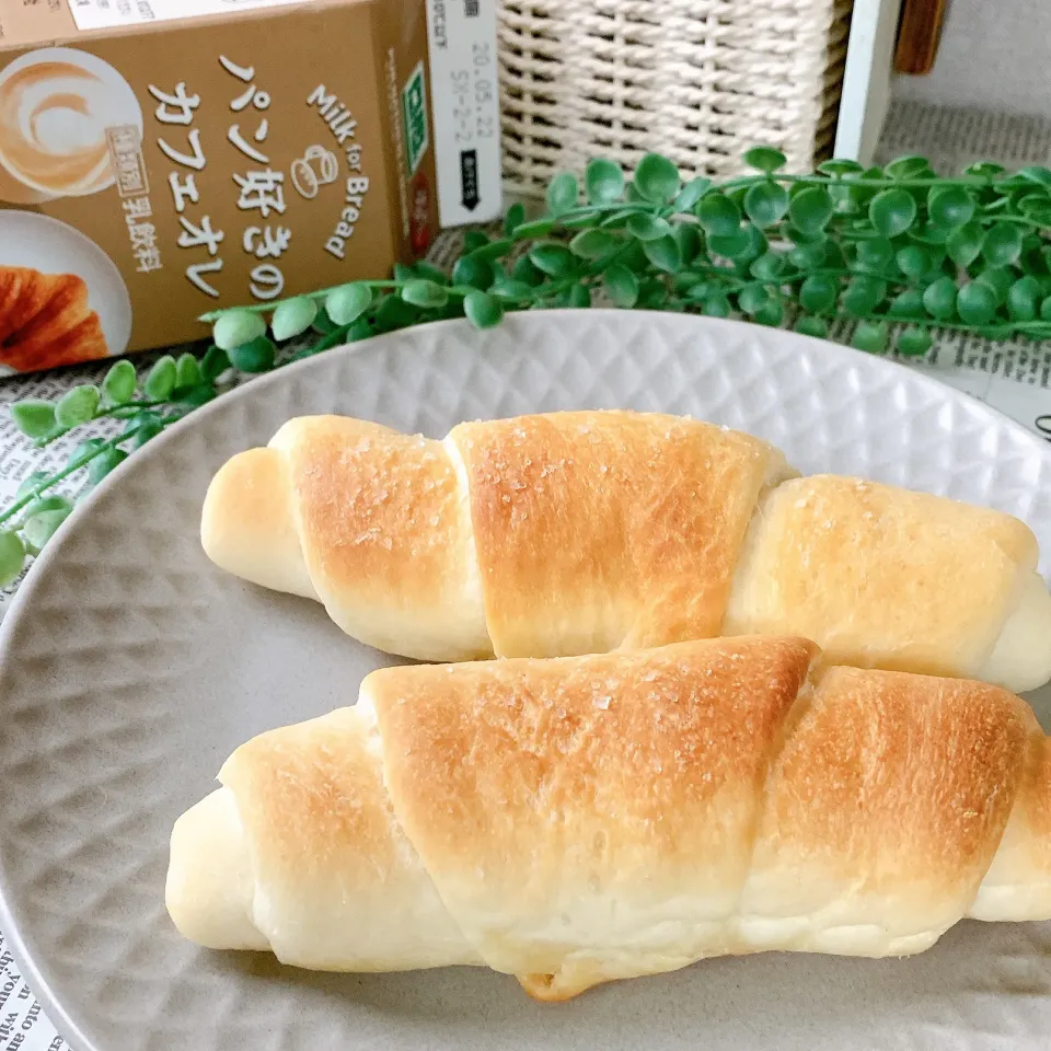 🍞塩パン と パン好きのカフェオレのマリアージュ☕|ユッキーさん