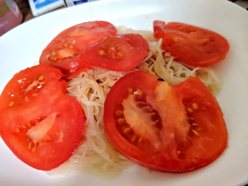 Snapdishの料理写真:トマトそうめん|WAVE🌊さん