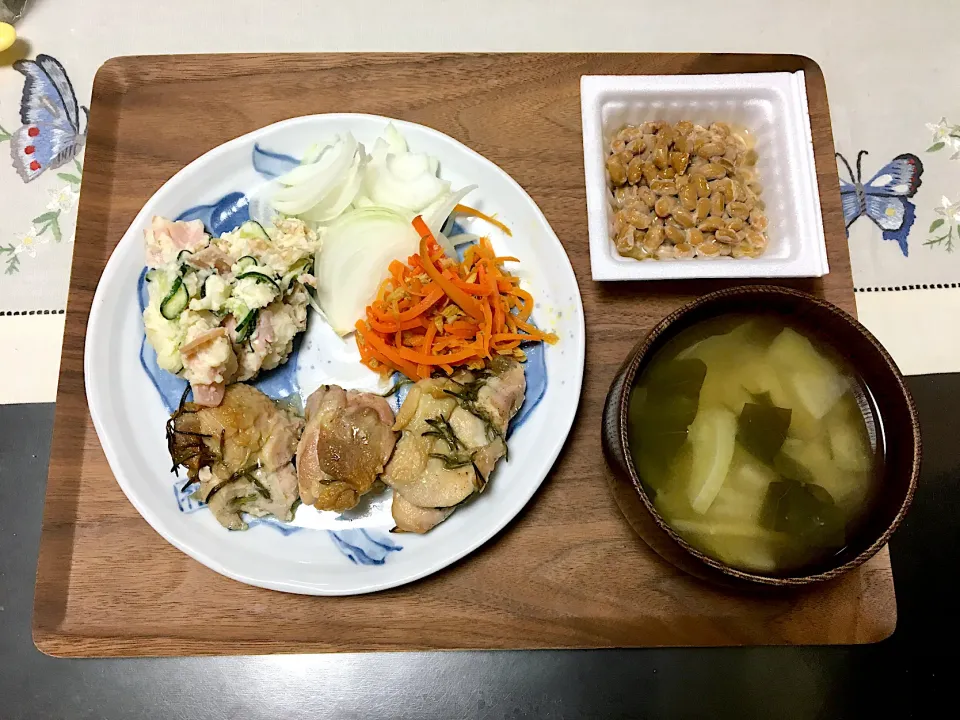 鳥もも肉のオーブン焼き♡ローズマリー風味のご飯|みよさん