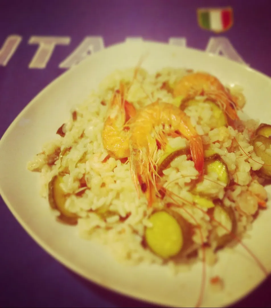 Risotto gamberi e zucchine|Selene Coccatoさん