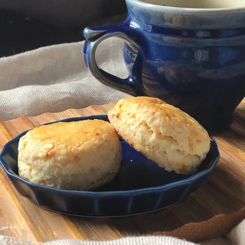 Snapdishの料理写真:sonokoさんの料理 チーズスコーン|ふじこさん