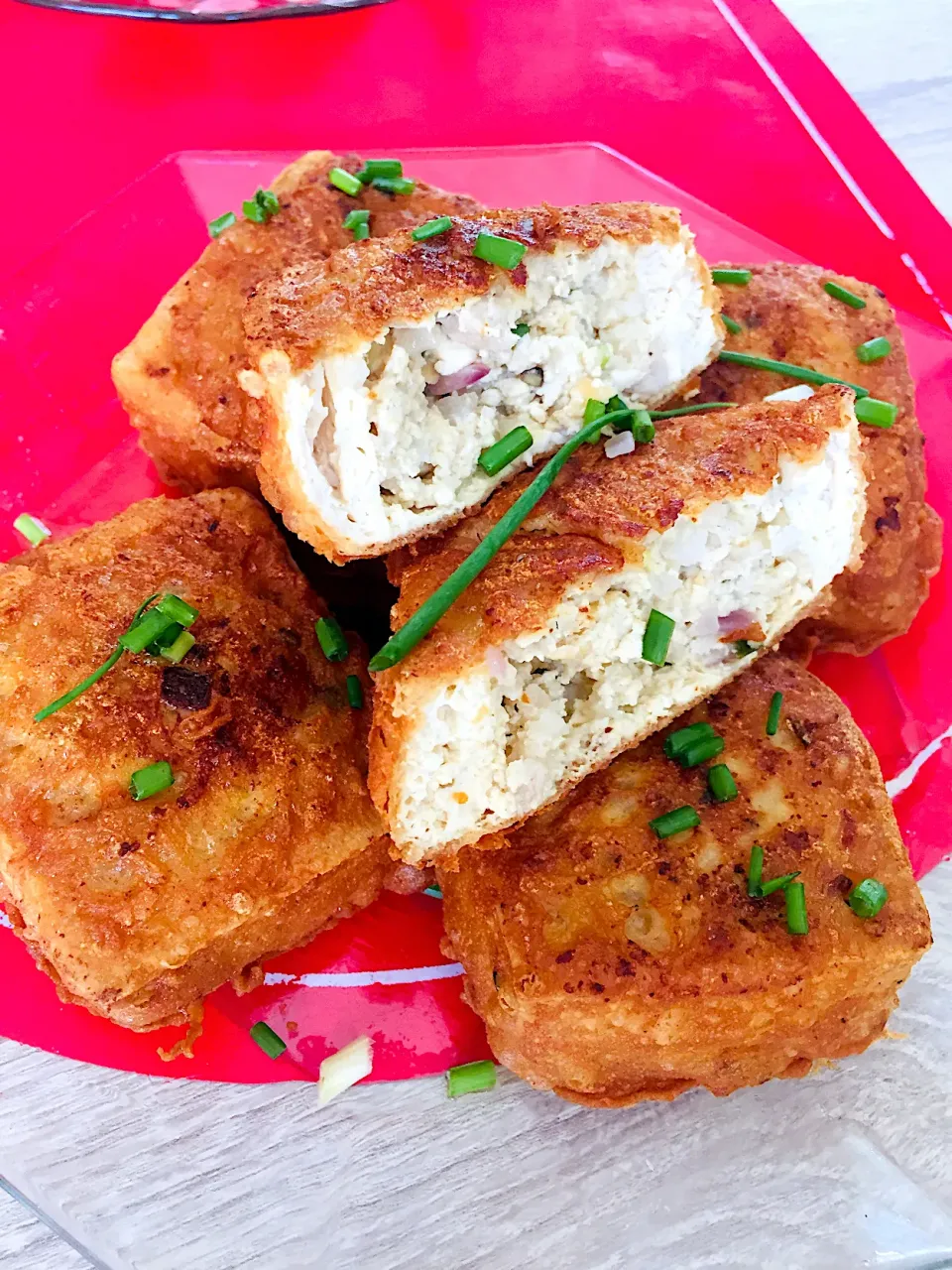 Fry Stuffed Tofu 😋😘🇵🇭💖💜❤️💙💚|Maribel Pasugnodさん