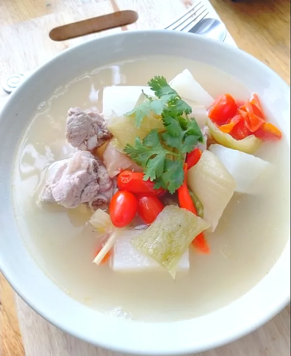 Spare Ribs Soup 🌶️🥬🥕|Naddaさん