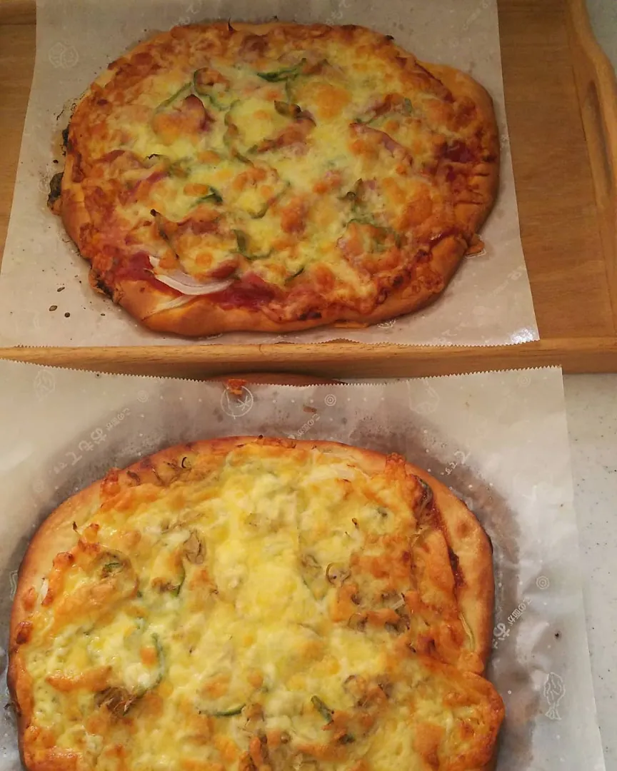 Snapdishの料理写真:ピザ🍕20/05/17|meguminさん