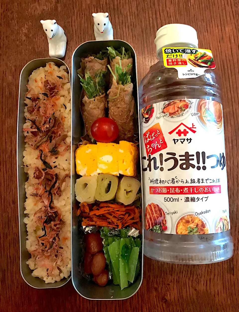 Snapdishの料理写真:ランチ #野菜たっぷりの副菜で  #ギルトフリー料理に挑戦  #ギルトフリー  #これうまつゆ|小松菜さん