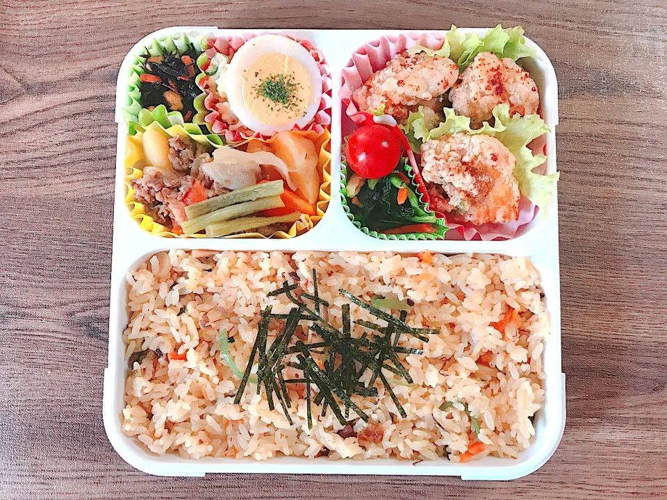 Snapdishの料理写真:5/18今日のお弁当|harutomomariさん