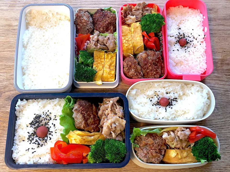 【46日目】パパが作るおうち弁当 4人前|パパのつくりおき弁当（つく弁）さん