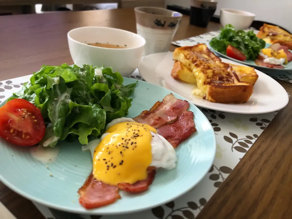 フレンチトーストでカフェ風ごはん|どんぐりさん