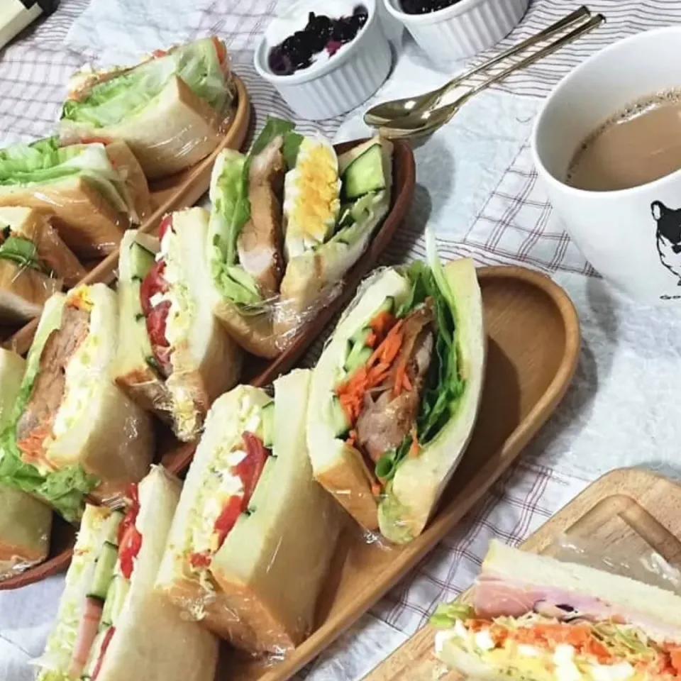 照り焼きチキンサンドイッチ|ちゃこさん