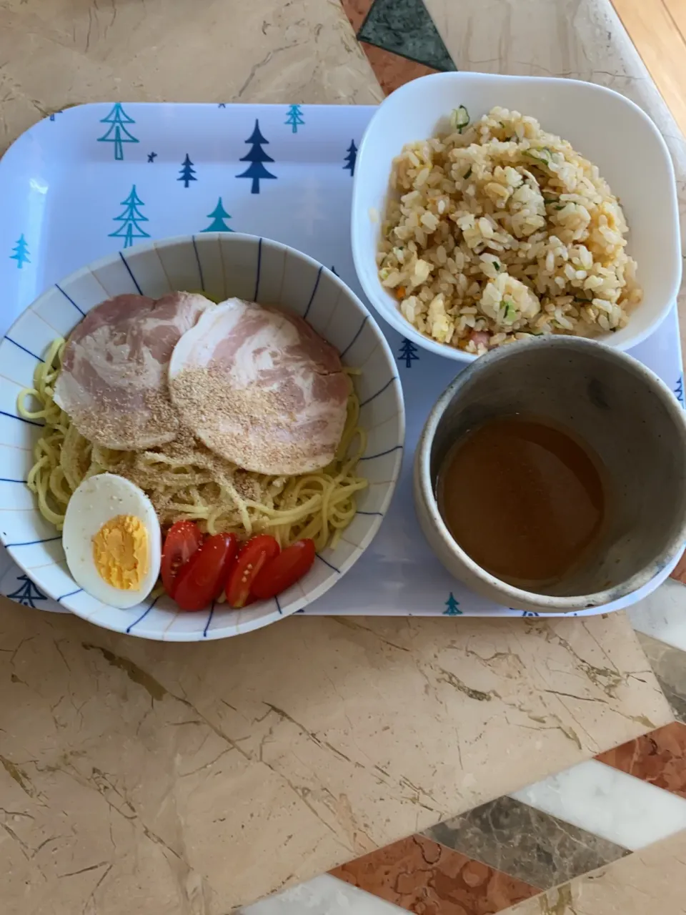 お家ザルラーメン定食はじめました🤣|まきさん