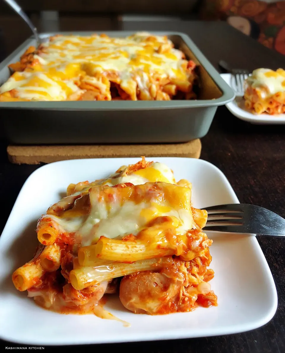 Cheesy Baked Macaroni😋|Kashimanakitchenさん