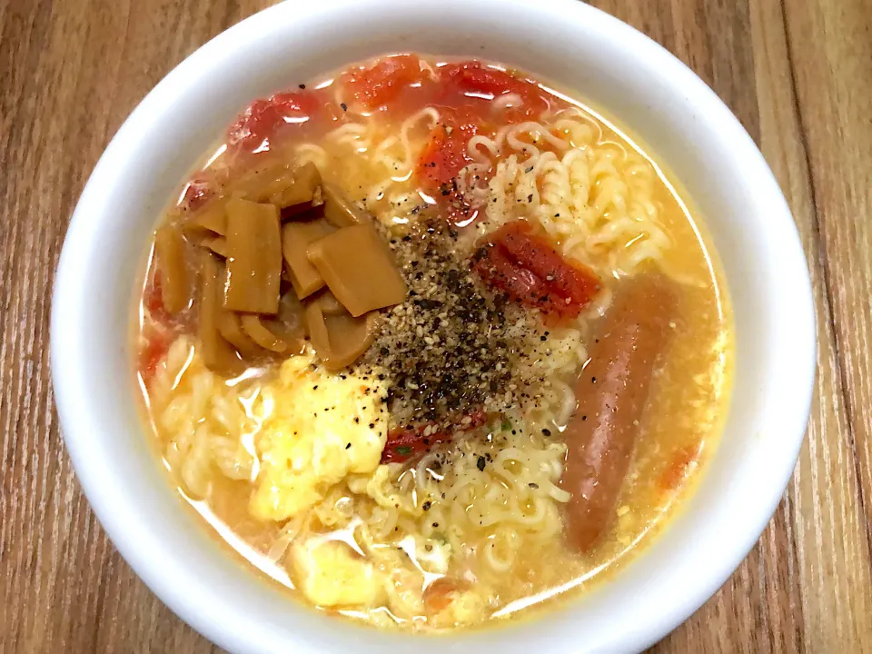 #トマ玉塩ラーメン|トリさん