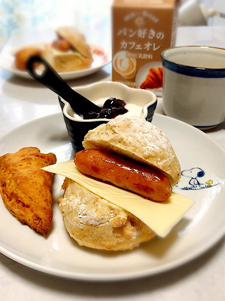 ホット カフェオレ|もっさんさん