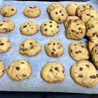 Homemade chocolate chips cookies😋😋|lovetoeatさん