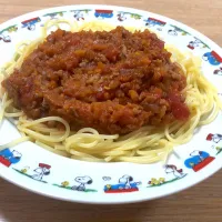 ミートソースパスタ|みさきさん