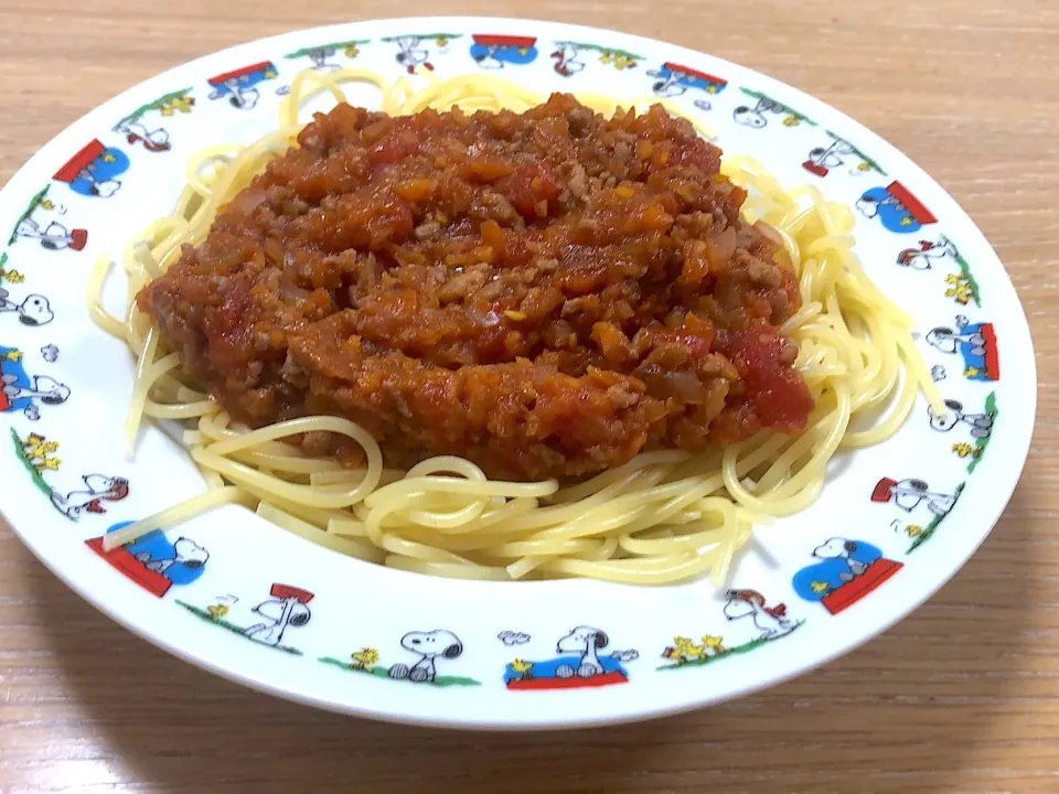 ミートソースパスタ|みさきさん