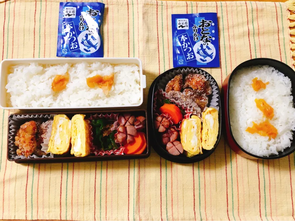 Snapdishの料理写真:2020/05/18(月) 夫弁当＆娘弁当🎵|kiyominさん