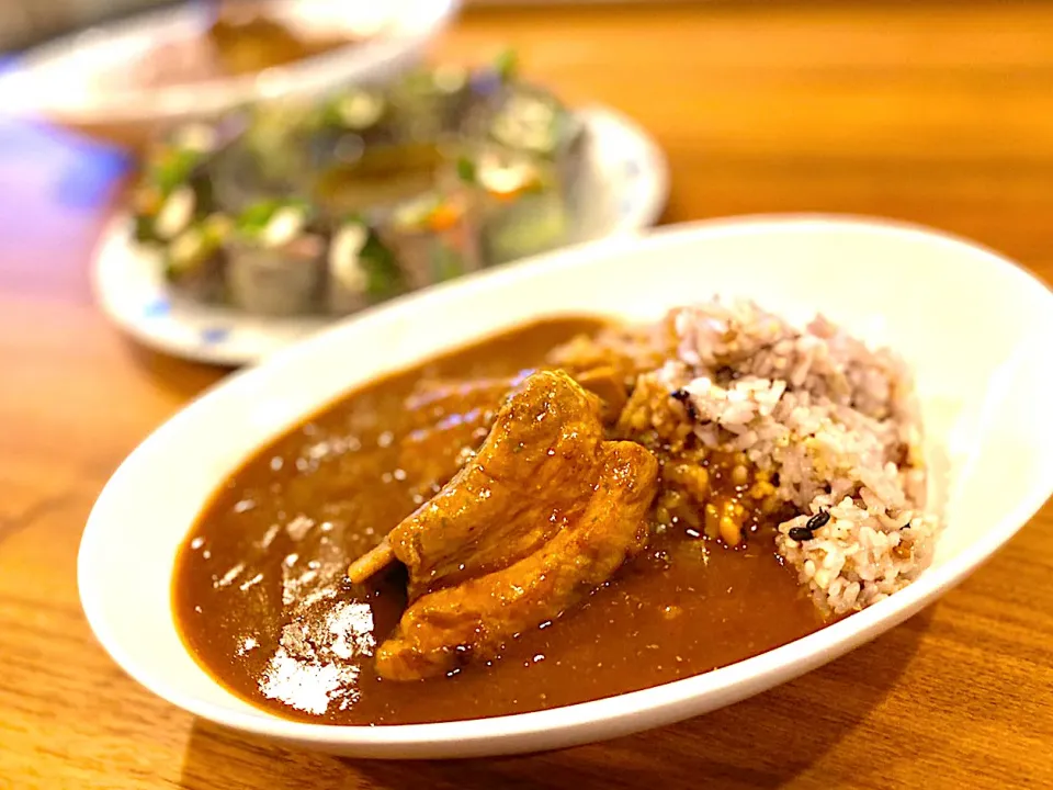 Snapdishの料理写真:スペアリブカレー|ふくすけ食堂さん