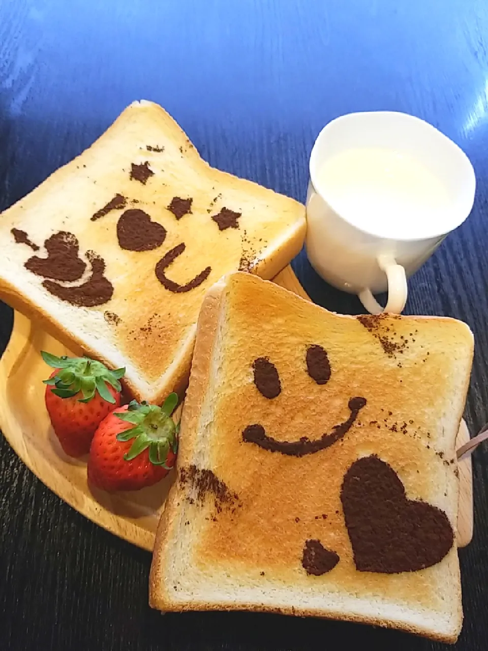 Snapdishの料理写真:アートパン❁⃘*.ﾟ☺️😋|KANAさん