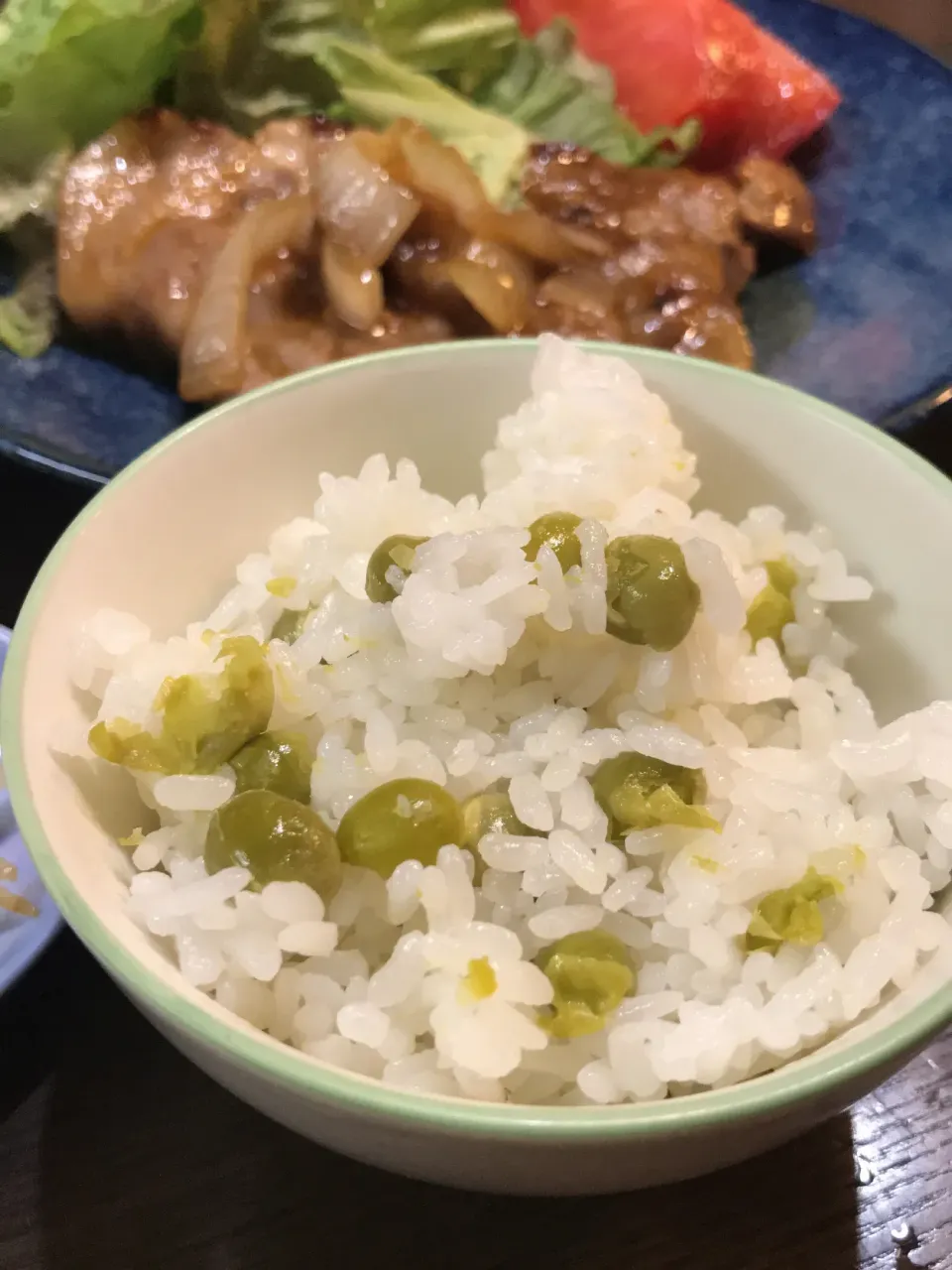 今年初の豆ご飯♬|かおたまさん