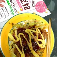 Snapdishの料理写真:リベンジ〜ギルトフリーのお好み焼き|ヨシコさん