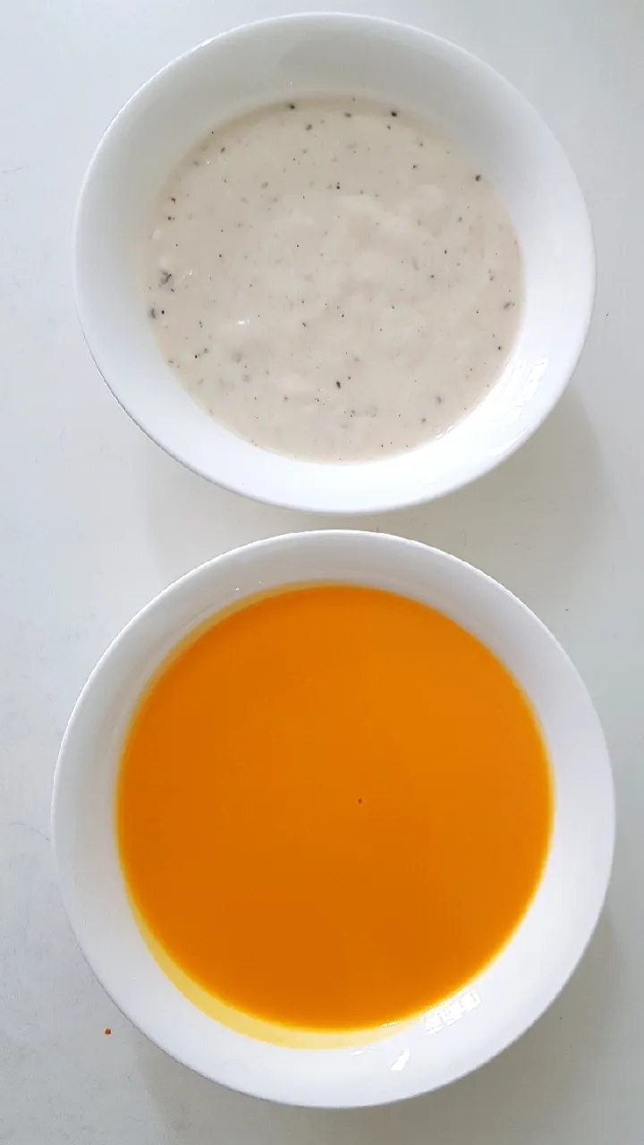 cream sauce and cheddar cheese sauce|lynnさん