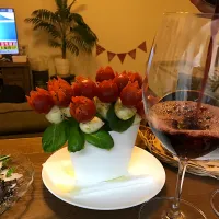 Snapdishの料理写真:チューリップ🌷カプレーゼ|ようこんさん