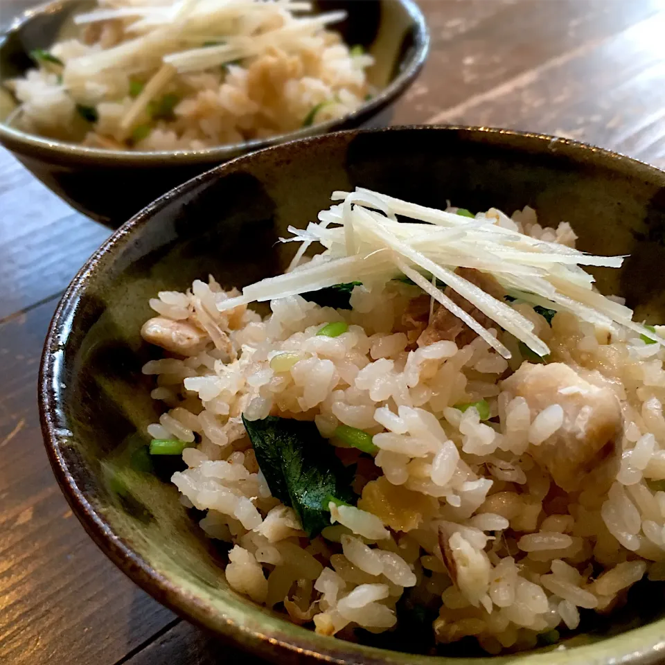 鯛あらと三つ葉の炊き込みごはん|七海さん