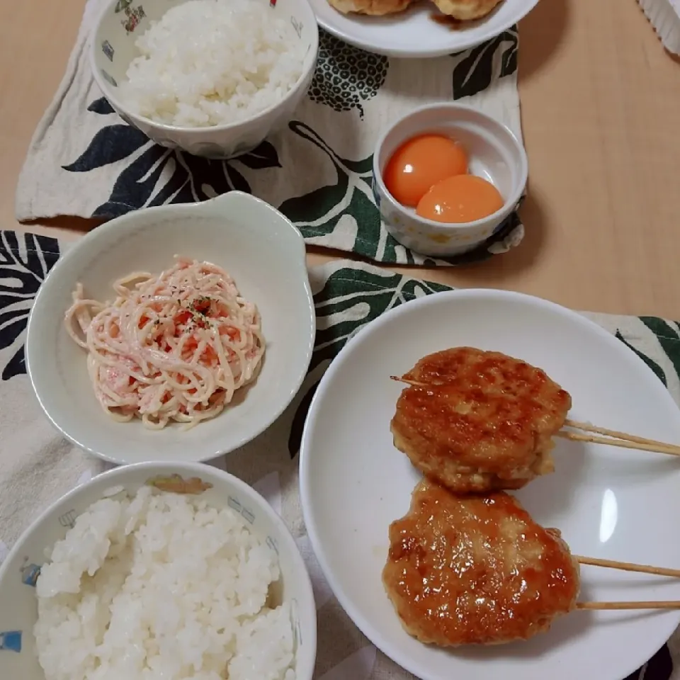 ささみと豆腐の照り照りつくね
明太子のパスタサラダ|taeko♪さん