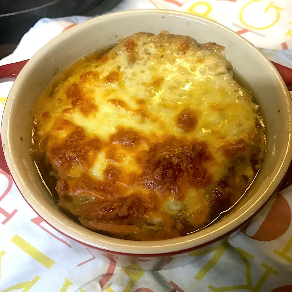 Onion gratin soup|mikey-minnieさん