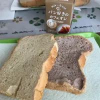 Snapdishの料理写真:手作り食パンと一緒に🍞|しのぶさん