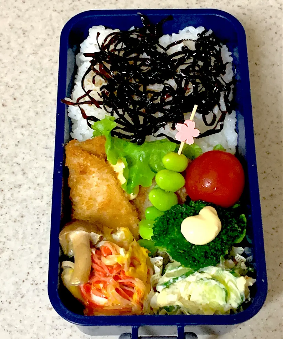 アジのフライ弁当|besさん