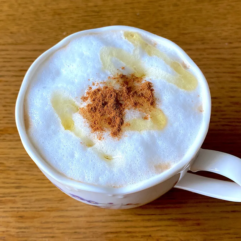 Snapdishの料理写真:シナモンカフェラテ☕️|夏果さん