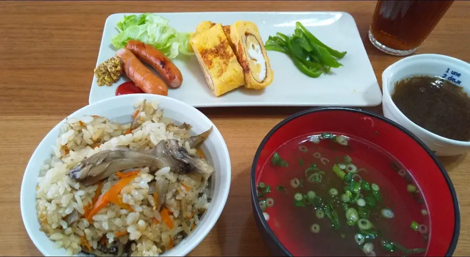 今日の息子の朝ごはん😉|けーこさん