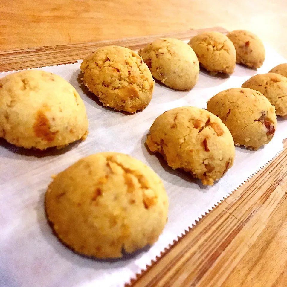 簡単成形！小さじ1杯のナッツクッキー🥜|たんたんさん