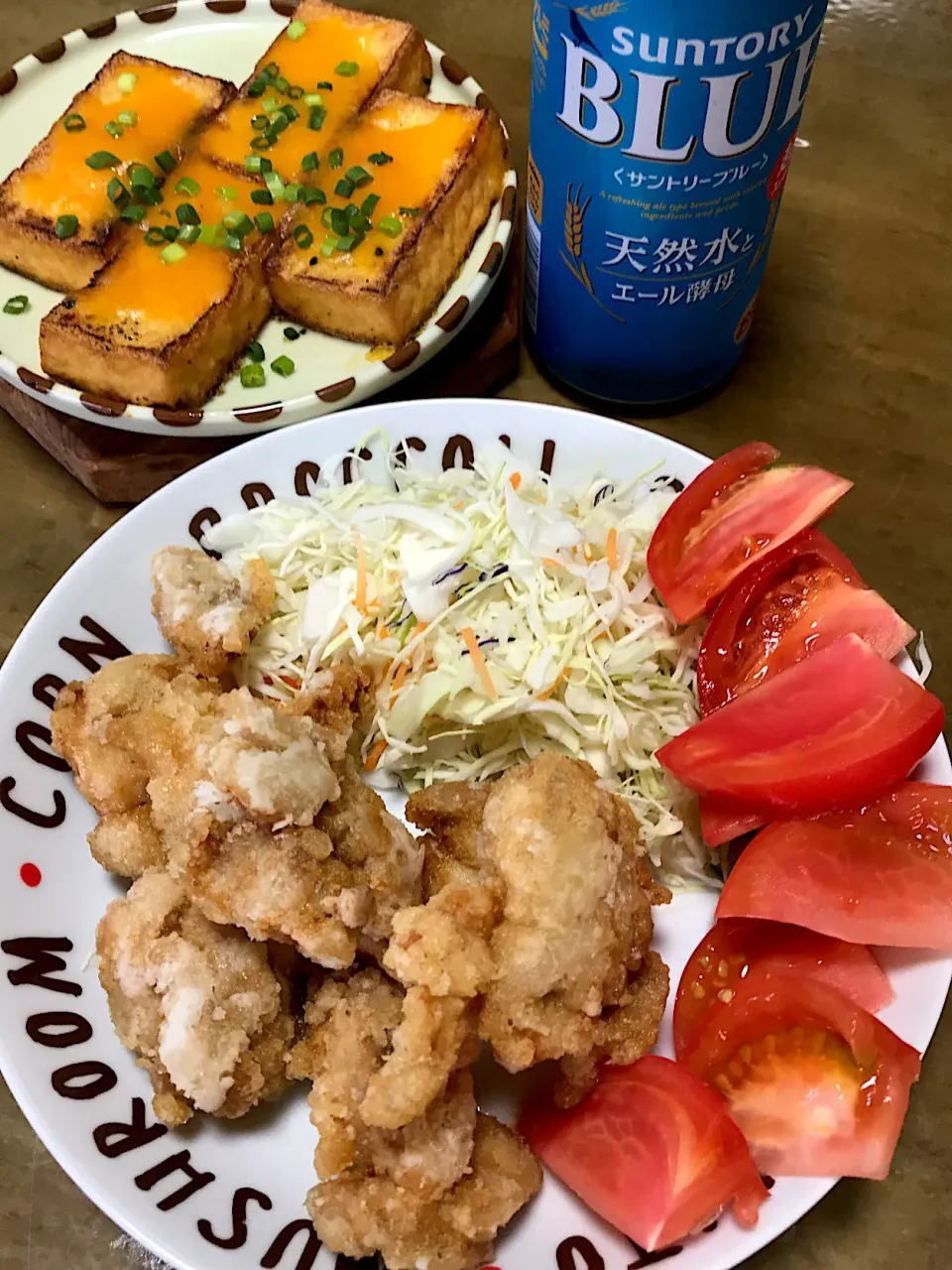 鶏の竜田揚げ、油揚げのチーズ焼き💖|Norio Fukudaさん