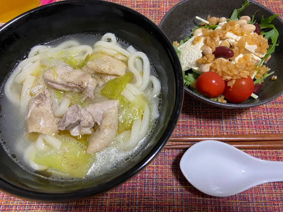 中華風鶏塩うどん|ゆうさん