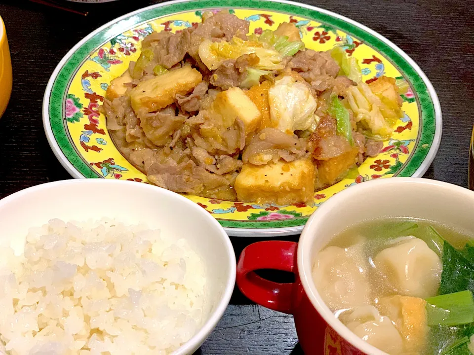 厚揚げと豚肉の味噌炒め|🌸ぴくしー🌸さん