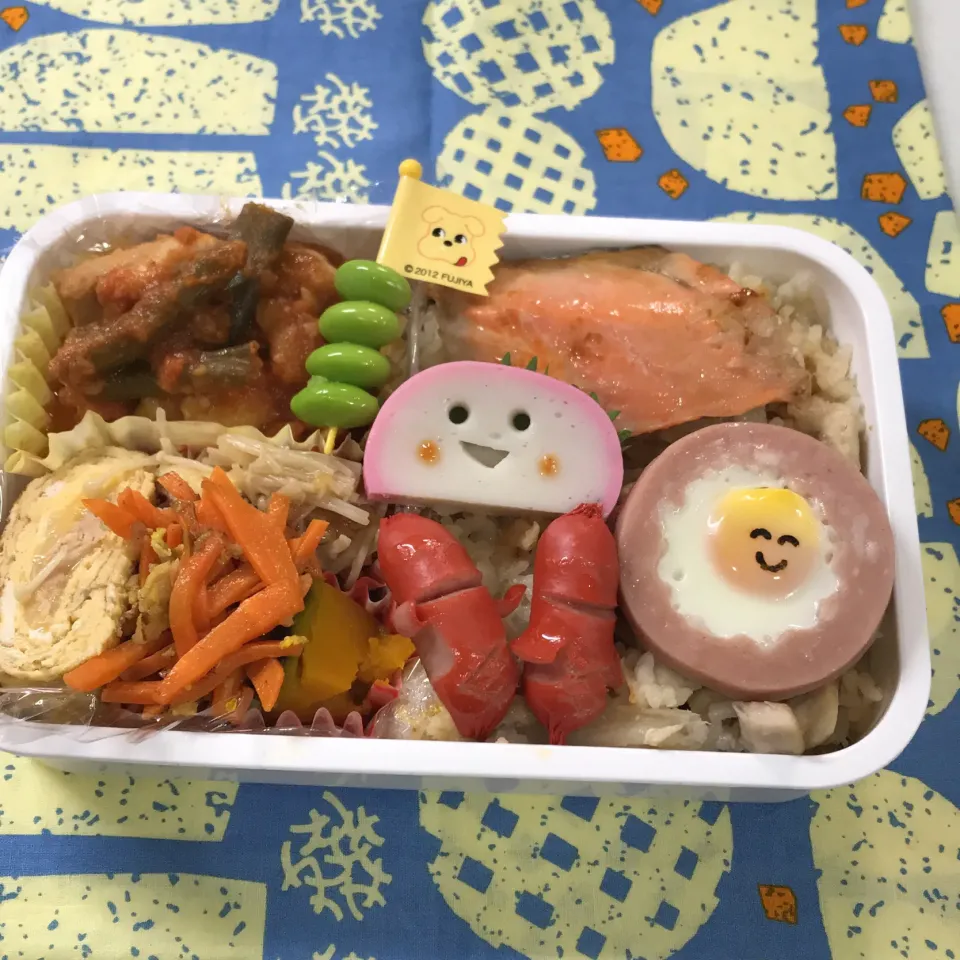 Snapdishの料理写真:2020年5月21日　テレワーク・オレ弁当♪|クッキングおやぢさん