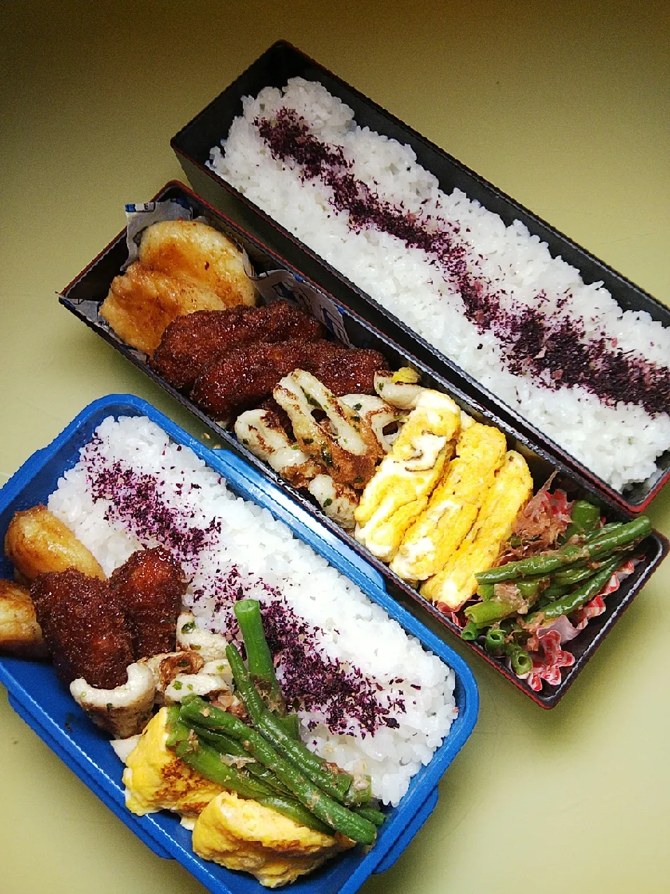 Snapdishの料理写真:5/21 夫婦弁当|けろよんさん