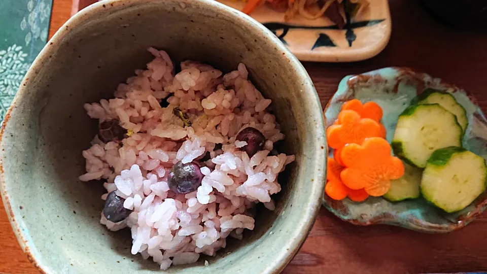 アッチさんの豆ごはん|ちかっちさん