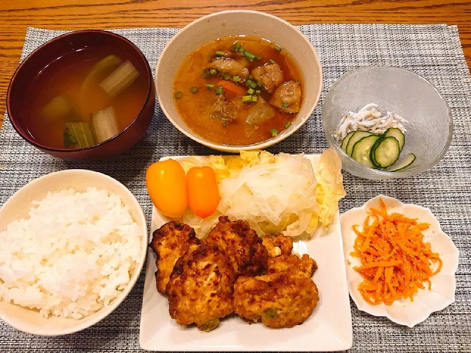 豆腐ナゲット定食|くみけるさん