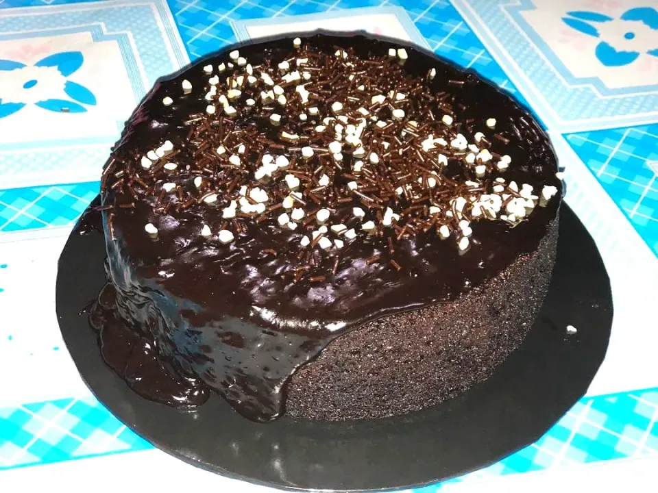 1st try. Moist chocolate cake.|Etsue_Tammaraさん