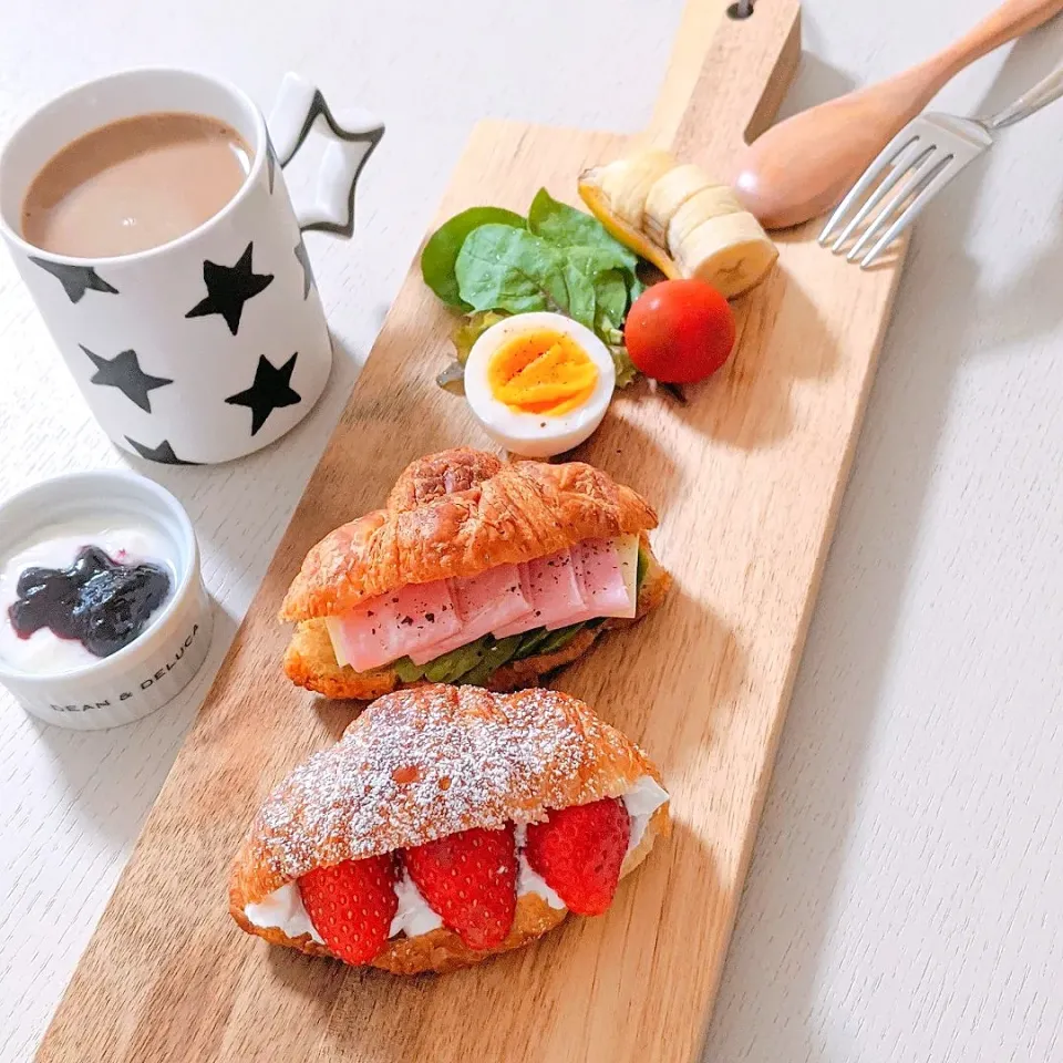 Snapdishの料理写真:クロワッサンド🥐|ak-☆keicoさん