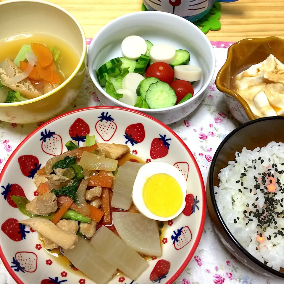 4歳児晩ご飯|さとう かおりさん