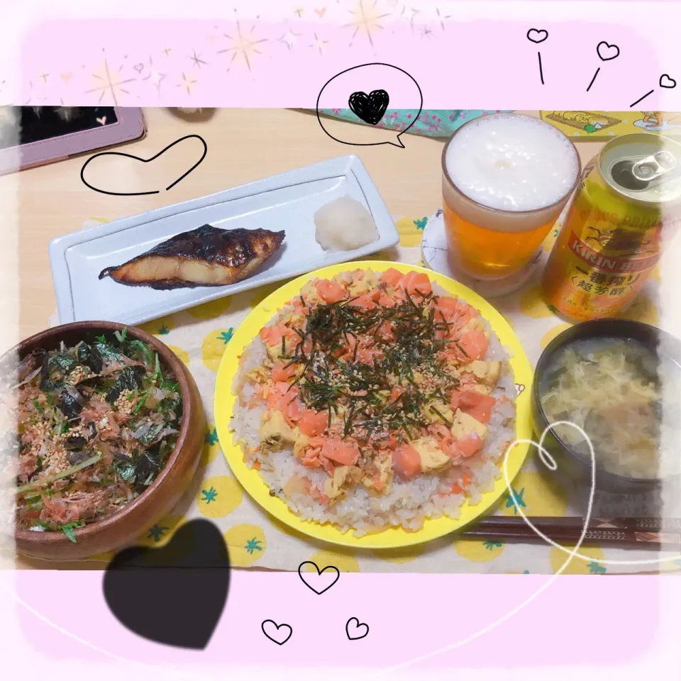 ５／２１ ｔｈｒ 晩ごはん🍴＊○°|rinaronarさん